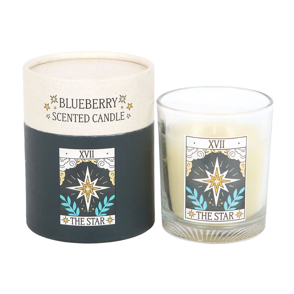 Something Different - The Star Vintage Tarot Blueberry Scented Candle - Multicolours